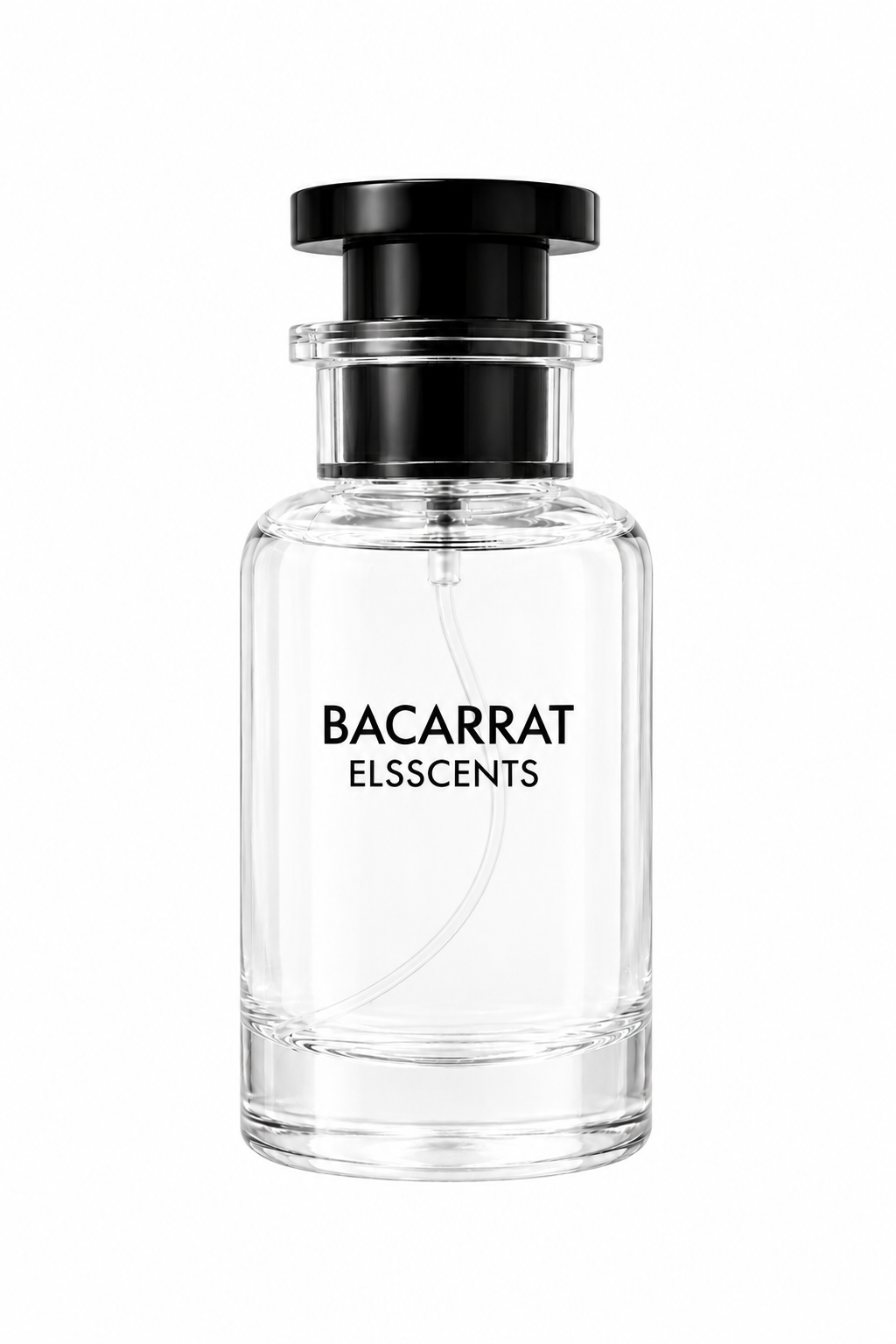 Bacarrat Elsscents perfume bottle on a white background