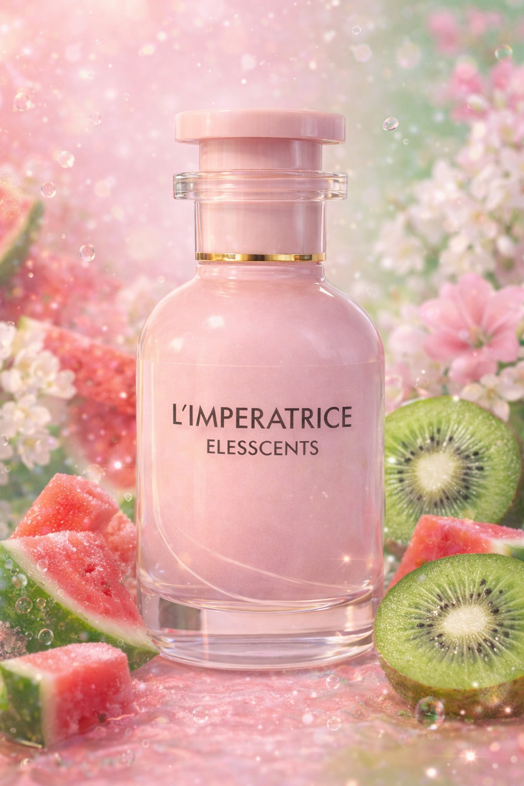 ELESSCENTS L’IMPERATRICE inspired by D&G L’IMPERATRICE 3 perfume bottle with elegant floral design and gold accents.